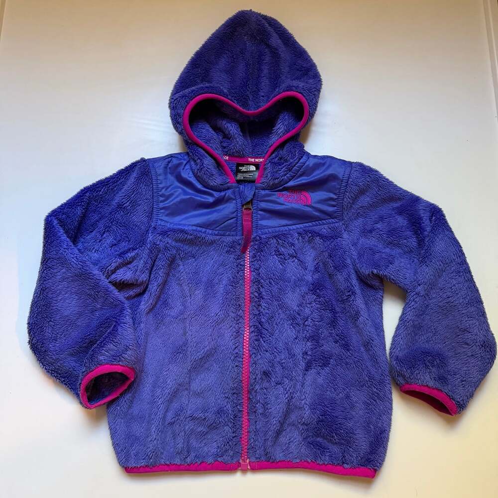 North Face Purple Soft Fleece Oso Osito Jacket